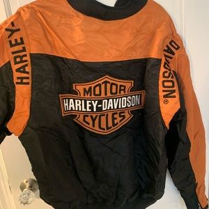 Oversized Harley Davidson Motorcycle Jacket